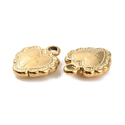Ion Plating(IP) 304 Stainless Steel Charms&nbsp;STAS-D051-19G