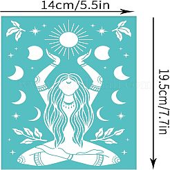 Self-Adhesive Silk Screen Printing Stencil&nbsp;DIY-WH0337-044