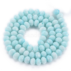Opaque Baking Paint Glass Beads Strands&nbsp;EGLA-N006-009A-A