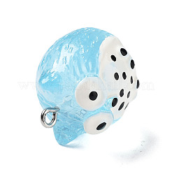 Translucent Resin Pendants&nbsp;RESI-R445-01A
