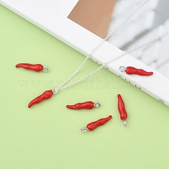 Brass Enamel Pendants&nbsp;X-PALLOY-H003-1