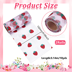 Gauze Deco Mesh&nbsp;DIY-WH0671-310
