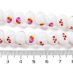 Printing Glass Beads for Necklaces Bracelets Making&nbsp;GLAA-B020-03A-03