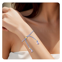 24Pcs 12 Colors Bohemian Braided Polyester Cord Bracelet Making&nbsp;MAK-SP0001-10