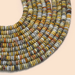 1 Strand Frosted Natural Crazy Agate Beads Strands&nbsp;G-PA0001-64