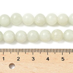 Natural Xiuyan Jade Beads Strands&nbsp;G-Z085-A01-8mm