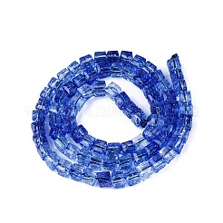 Crackle Transparent Glass Beads Strands&nbsp;GLAA-N062-4mm-03