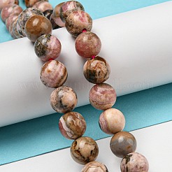 Natural Rhodonite Beads Strands&nbsp;G-R494-A12-03