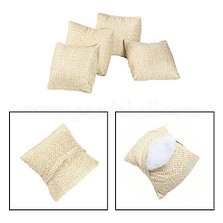 Kraft Hemp Pillow Holder for Jewelry Bracelet & Watch Displays&nbsp;BDIS-WH0002-01