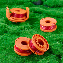 5pcs WA0010 Trimmer Replacement line spools with cap For Worx String Trimmer&nbsp;FIND-TAC0011-128E