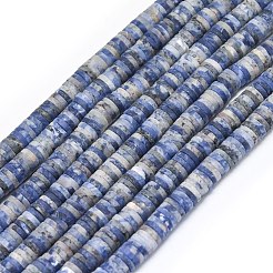 Natural Sodalite Beads Strands&nbsp;G-P575-B26-6x1mm