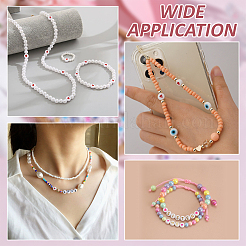 320Pcs 8 Colors Opaque Acrylic Beads&nbsp;MACR-ME0001-03