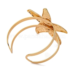 Alloy Cuff Bangles for Women&nbsp;BJEW-U011-02G