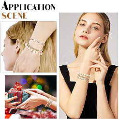 6Pcs 3 Style Word Mrs Stretch Bracelets Set&nbsp;BJEW-BC0002-06