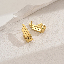 Geometric Stainless Steel Stud Earrings for Women&nbsp;LS-SE9188