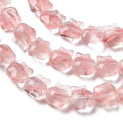 Inner Flower Handmade Lampwork Beads Strands&nbsp;LA-CBA3F7A-01F