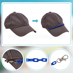 9Pcs Acrylic Hat Chains&nbsp;HJEW-WR00048