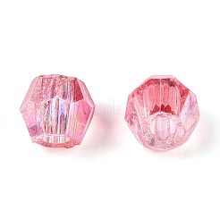Transparent Spray Painted Glass Beads&nbsp;EGLA-N018-4mm-07