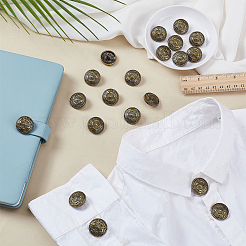 1-Hole Alloy Buttons&nbsp;FIND-FG0004-58A