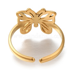 304 Stainless Steel Cuff Rings&nbsp;RJEW-Z074-18G