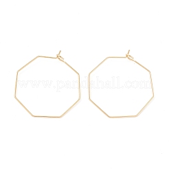 Ion Plating(IP) 316 Stainless Steel Hoop Earrings Findings&nbsp;STAS-C029-03G