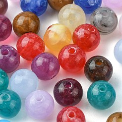 Round Imitation Gemstone Acrylic Beads&nbsp;OACR-R029-8mm-M
