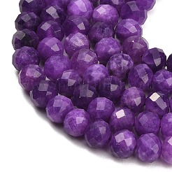 Faceted Dyed Natural White Jade Beads Strands&nbsp;GG-CBAE966-01B-T
