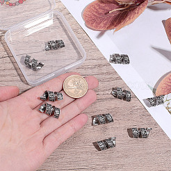 10Pcs Tibetan Style Zinc Alloy Dreadlocks Braiding Beads&nbsp;FIND-PA0001-77