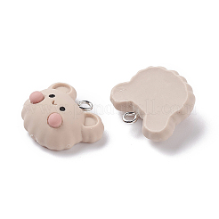 Opaque Resin Pendants&nbsp;RESI-F030-01
