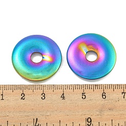 Electroplated Synthetic Non-Magnetic Hematite Pendants&nbsp;G-C136-04