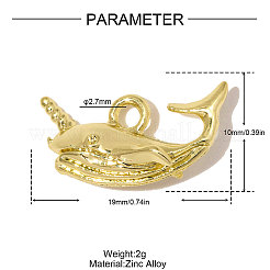 Zinc Alloy Pendants&nbsp;AL-OY001-16G