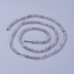 Natural Labradorite Beads Strands&nbsp;G-F619-15-3mm
