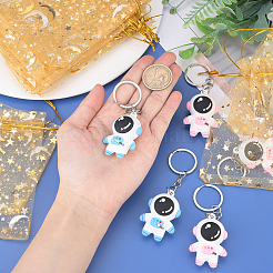 16Pcs 2 Colors PVC Plastic Keychain&nbsp;KEYC-AR0001-03