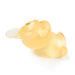 Luminous Resin Rabbit Ornament&nbsp;DJEW-R011-02F