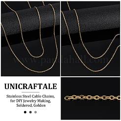 1Roll 304 Stainless Steel Cable Chains&nbsp;CHS-UN0001-28