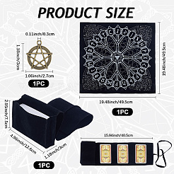 1Pc Double-Sided Velvet Tarot Cards Storage Bags&nbsp;TP-CN0001-27A