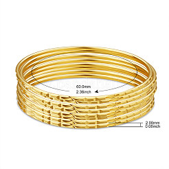 Brass Buddhist Bangle Sets&nbsp;JB635A