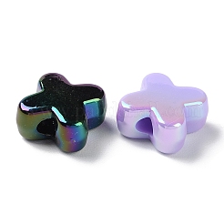 UV Plated Acrylic Beads&nbsp;X-SACR-G034-06