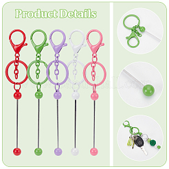 DIY Beadable Keychain Bar Making Kit&nbsp;DIY-PH0017-36