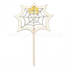 Felt Cloth & Paper Spider Web Cake Insert Card Decoration&nbsp;DIY-H108-38