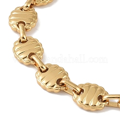 201 Stainless Steel Coffee Bean Chain Bracelets for Women Men&nbsp;BJEW-I316-06G
