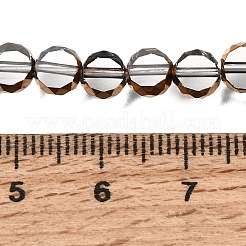 Electroplated Transparent Glass Beads Strands&nbsp;GL-CBA98F0-06B-06