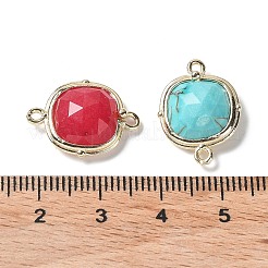 Natural & Synthetic Mixed Gemstone Connector Charms&nbsp;G-C087-01G-A