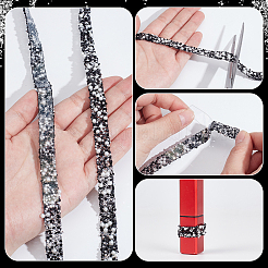 Resin Pearl with Hotfix Rhinestone for Diy Clothes&nbsp;DIY-WH0888-598A