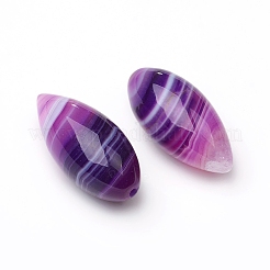 Natural Banded Agate/Striped Agate Beads&nbsp;G-L514-020A