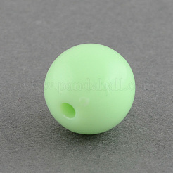 Solid Chunky Bubblegum Acrylic Ball Beads&nbsp;SACR-R835-6mm-02