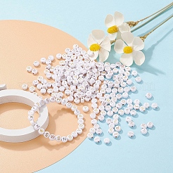 500Pcs Plating Acrylic Beads&nbsp;PACR-YW0001-07