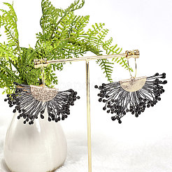 Polycotton(Polyester Cotton) Tassel Pendant Decorations&nbsp;FIND-T041-20