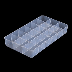 18 Grids Transparent Plastic Jewelry Trays&nbsp;CON-K002-02B