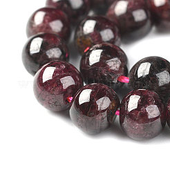 Natural Garnet Beads Strands&nbsp;X-G-J376-37-8mm